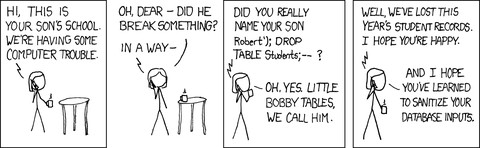 XKCD - Exploits of a Mom