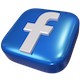 3D Facebook Logo