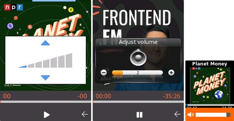 Volume controls on Cloud Phone